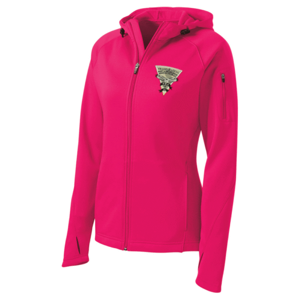 Sport-Tek® Ladies Tech Fleece Full-Zip Hooded Jacket - Image 4