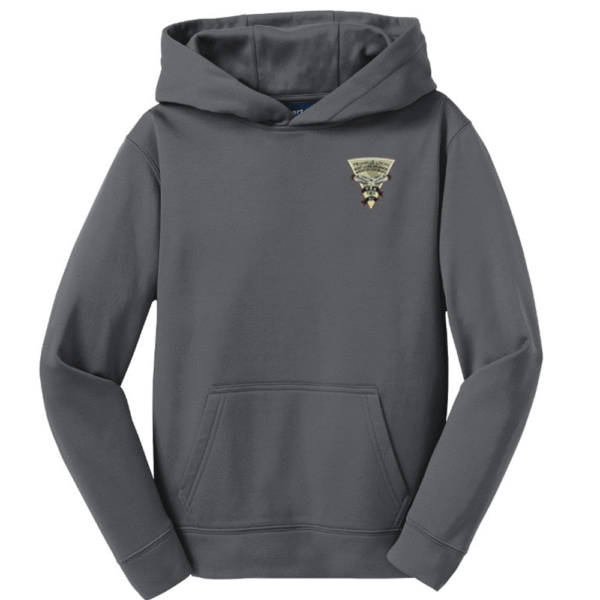 Sport-Tek Youth Sport-Wick Fleece Hooded Pullover - Image 3