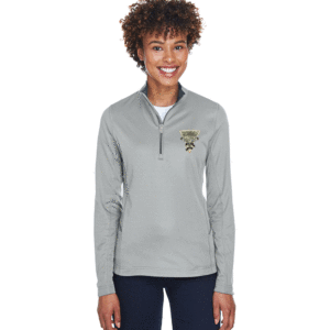 UltraClub Ladies' Cool & Dry Sport Quarter-Zip Pullover