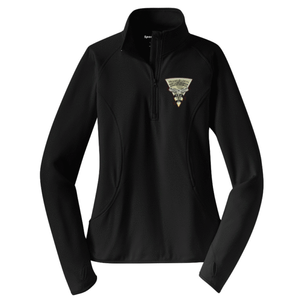 Sport-Tek Ladies Sport-Wick Stretch 1/2-Zip Pullover - Image 2