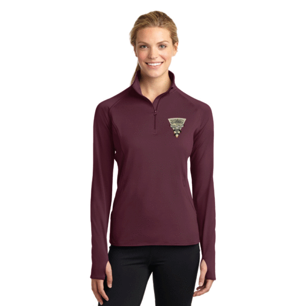 Sport-Tek Ladies Sport-Wick Stretch 1/2-Zip Pullover - Image 3