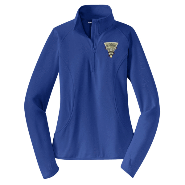 Sport-Tek Ladies Sport-Wick Stretch 1/2-Zip Pullover - Image 4