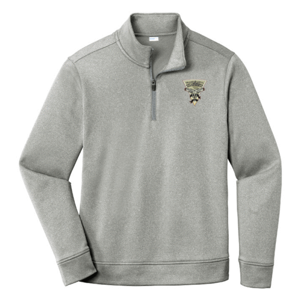 Sport-Tek  PosiCharge  Sport-Wick  Heather Fleece 1/4-Zip Pullover - Image 2