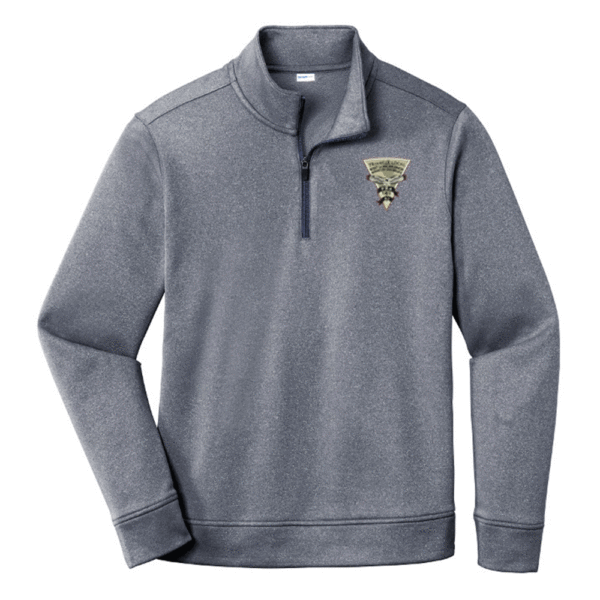 Sport-Tek  PosiCharge  Sport-Wick  Heather Fleece 1/4-Zip Pullover - Image 3