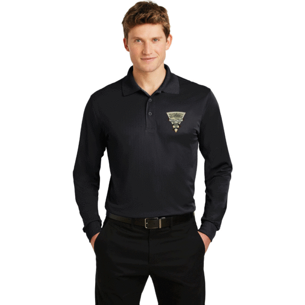 Sport-Tek Long Sleeve Micropique Sport-Wick Polo - Image 2